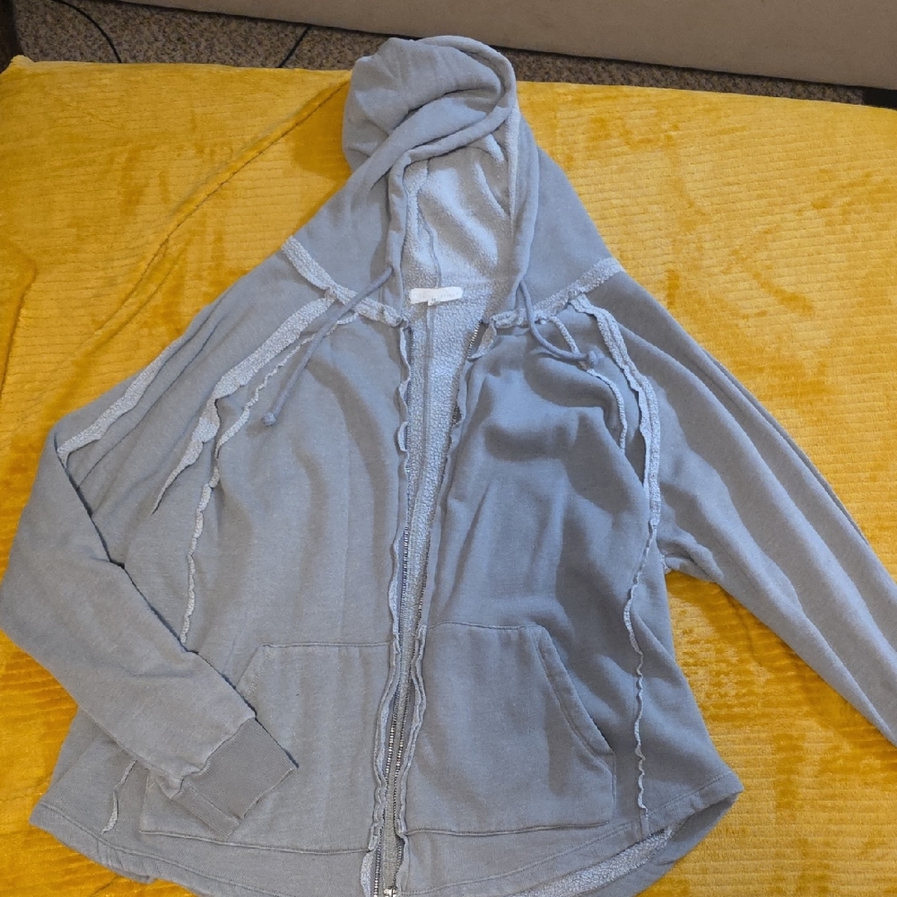 Gilded Intent Grey Zip Up Jacket